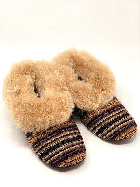 Alpaka Hausschuhe für Damen