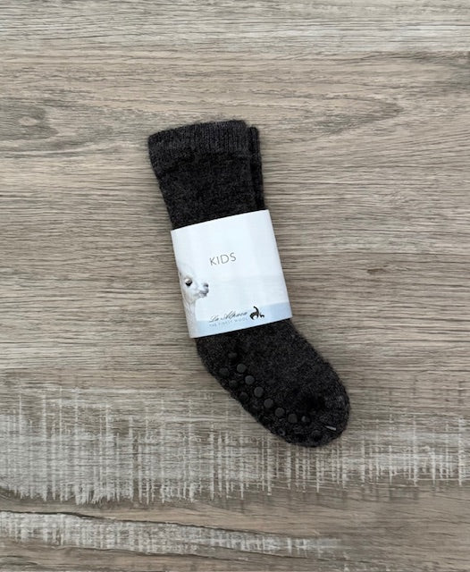 Alpaka Socken mit Noppen für Babys