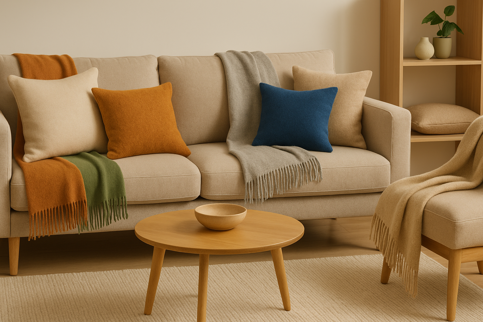 Home & Living: Wie du Decken, Kissen, Plaids aus Alpaka richtig kombinierst