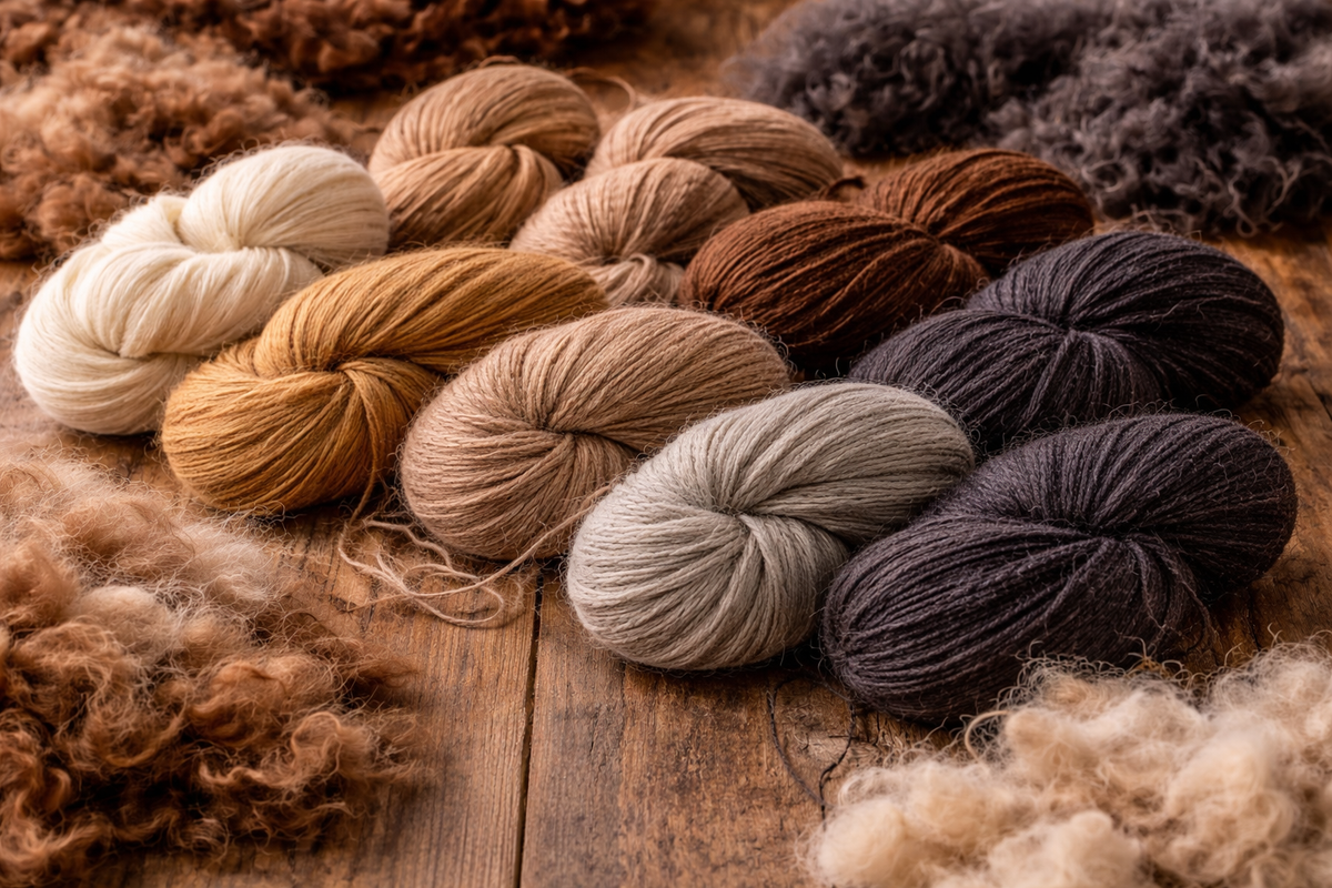 Naturfarben der Alpakas: Von Vicuña-Ton bis Anthrazit