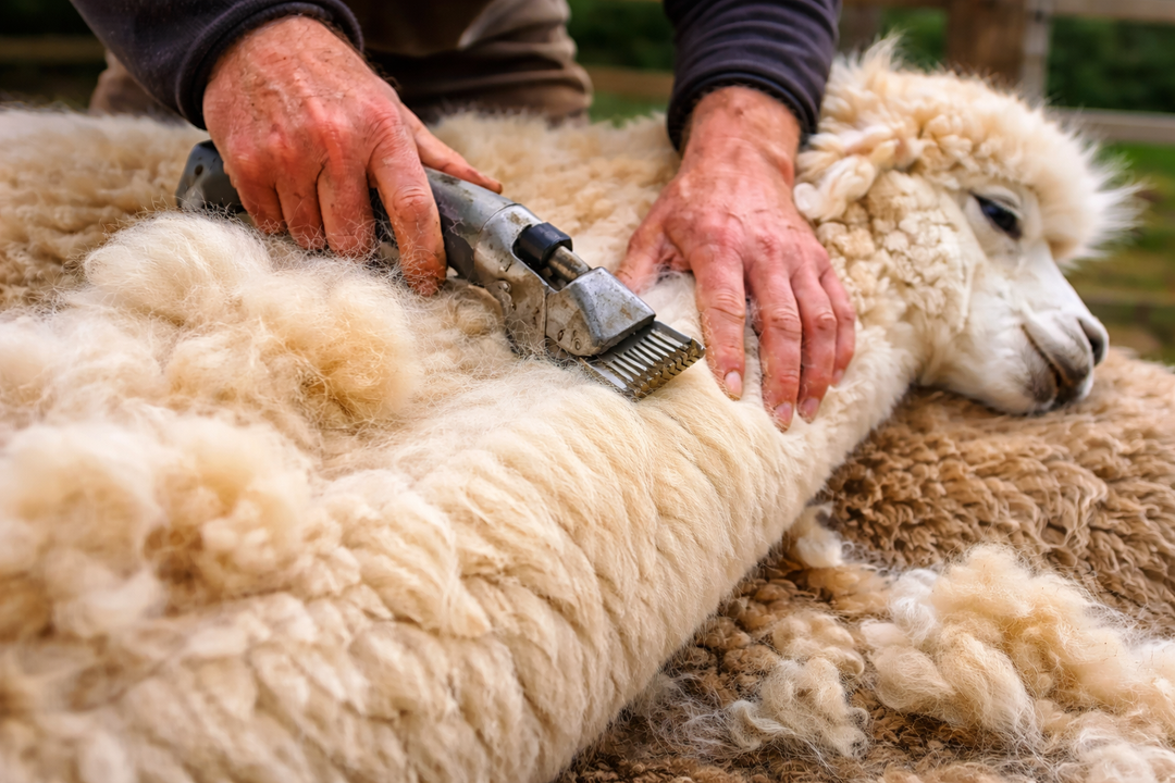 Alpaka-Schur in Peru: Handwerk, Rhythmus, Respekt