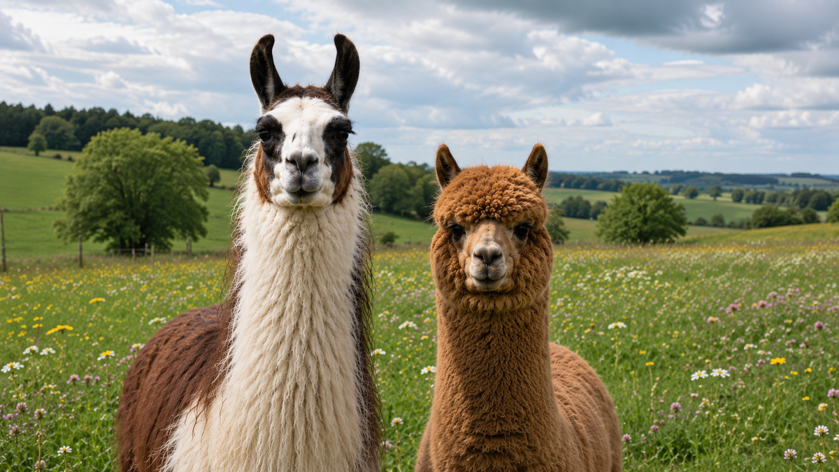 Was ist der Unterschied zwischen Alpaka und Lama?