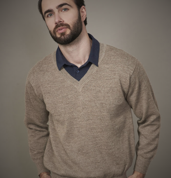 Alpaka Pullover für Herren